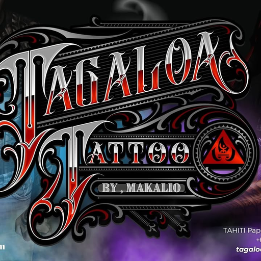 Logo Tagaloa Tattoo by Makalio